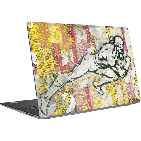 DC Comics The Flash Retro Abstract Running Pose Dell XPS Skin